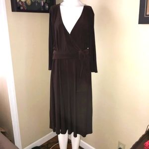 Evan Picone brown dress